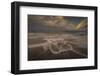 USA, New Jersey, Cape May National Seashore. Cloudy sunrise on seashore.-Jaynes Gallery-Framed Photographic Print