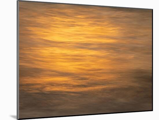 USA, New Jersey, Cape May National Seashore. Ocean reflections at sunset.-Jaynes Gallery-Mounted Photographic Print