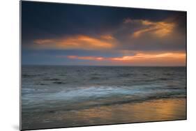 USA, New Jersey, Cape May National Seashore. Overcast sunrise on shore.-Jaynes Gallery-Mounted Photographic Print