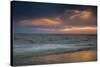 USA, New Jersey, Cape May National Seashore. Overcast sunrise on shore.-Jaynes Gallery-Stretched Canvas