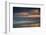 USA, New Jersey, Cape May National Seashore. Overcast sunrise on shore.-Jaynes Gallery-Framed Photographic Print