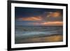 USA, New Jersey, Cape May National Seashore. Overcast sunrise on shore.-Jaynes Gallery-Framed Photographic Print