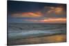 USA, New Jersey, Cape May National Seashore. Overcast sunrise on shore.-Jaynes Gallery-Stretched Canvas