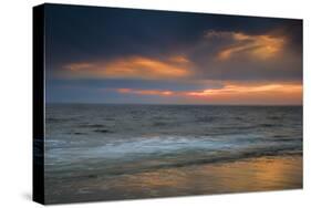 USA, New Jersey, Cape May National Seashore. Overcast sunrise on shore.-Jaynes Gallery-Stretched Canvas