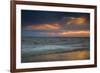 USA, New Jersey, Cape May National Seashore. Overcast sunrise on shore.-Jaynes Gallery-Framed Premium Photographic Print