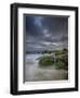 USA, New Jersey, Cape May National Seashore. Storm waves crash on rocks.-Jaynes Gallery-Framed Photographic Print