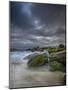 USA, New Jersey, Cape May National Seashore. Storm waves crash on rocks.-Jaynes Gallery-Mounted Photographic Print