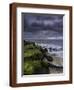 USA, New Jersey, Cape May National Seashore. Storm waves crash on rocks.-Jaynes Gallery-Framed Photographic Print
