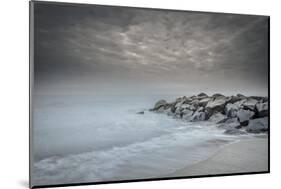 USA, New Jersey, Cape May National Seashore. Stormy beach.-Jaynes Gallery-Mounted Photographic Print