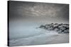 USA, New Jersey, Cape May National Seashore. Stormy beach.-Jaynes Gallery-Stretched Canvas