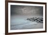 USA, New Jersey, Cape May National Seashore. Stormy beach.-Jaynes Gallery-Framed Photographic Print