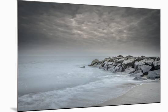 USA, New Jersey, Cape May National Seashore. Stormy beach.-Jaynes Gallery-Mounted Photographic Print