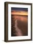 USA, New Jersey, Cape May National Seashore. Sunrise on ocean shore.-Jaynes Gallery-Framed Photographic Print