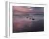 USA, New Jersey, Cape May National Seashore. Sunrise on rocky shore and ocean.-Jaynes Gallery-Framed Photographic Print