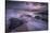 USA, New Jersey, Cape May National Seashore. Sunrise on rocky shore and ocean.-Jaynes Gallery-Stretched Canvas