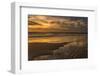 USA, New Jersey, Cape May National Seashore. Sunset on ocean shore.-Jaynes Gallery-Framed Photographic Print