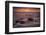 USA, New Jersey, Cape May National Seashore. Sunset on ocean shore.-Jaynes Gallery-Framed Photographic Print