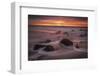 USA, New Jersey, Cape May National Seashore. Sunset on ocean shore.-Jaynes Gallery-Framed Photographic Print