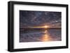 USA, New Jersey, Cape May National Seashore. Sunset on seashore.-Jaynes Gallery-Framed Photographic Print