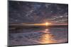 USA, New Jersey, Cape May National Seashore. Sunset on seashore.-Jaynes Gallery-Mounted Photographic Print