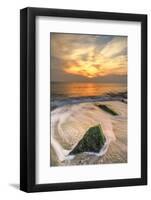 USA, New Jersey, Cape May. Scenic on Cape May Beach.-Jay O'brien-Framed Photographic Print