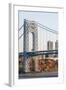 USA, New Jersey, Hudson River Basin, View of George Washington Bridge-Alison Jones-Framed Photographic Print