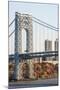 USA, New Jersey, Hudson River Basin, View of George Washington Bridge-Alison Jones-Mounted Photographic Print