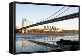 USA, New Jersey, Hudson River Basin-Alison Jones-Framed Stretched Canvas