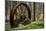 USA, New Jersey, Hunterdon County. Old Waterwheel by Rockaway Creek-Alison Jones-Mounted Photographic Print