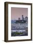 USA, New Jersey, Jersey City, elevated city view-Walter Bibikow-Framed Photographic Print