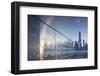USA, New Jersey, Jersey City, Liberty State Park, 9-11 Memorial-Walter Bibikow-Framed Photographic Print