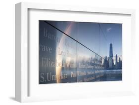 USA, New Jersey, Jersey City, Liberty State Park, 9-11 Memorial-Walter Bibikow-Framed Photographic Print