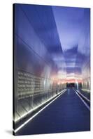 USA, New Jersey, Jersey City, Liberty State Park, 9/11 Memorial-Walter Bibikow-Stretched Canvas