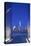 USA, New Jersey, Jersey City, Liberty State Park, View Through 9/11 Memorial, Empty Sky-Walter Bibikow-Stretched Canvas