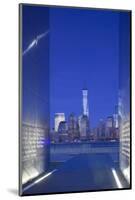 USA, New Jersey, Jersey City, Liberty State Park, View Through 9/11 Memorial, Empty Sky-Walter Bibikow-Mounted Photographic Print