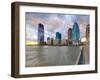 USA, New Jersey, Jersey City on the Hudson River-Alan Copson-Framed Photographic Print