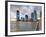 USA, New Jersey, Jersey City on the Hudson River-Alan Copson-Framed Photographic Print