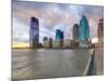 USA, New Jersey, Jersey City on the Hudson River-Alan Copson-Mounted Photographic Print