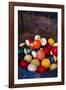 USA, New Jersey, Lambertville, Antique Billiard Balls-Walter Bibikow-Framed Photographic Print