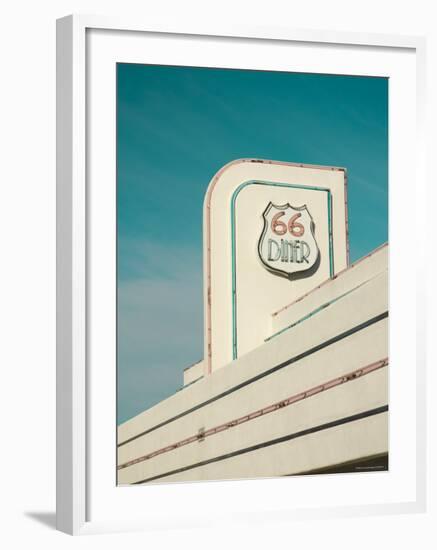 USA, New Mexico, Albuquerque, Route 66 Diner-Alan Copson-Framed Photographic Print