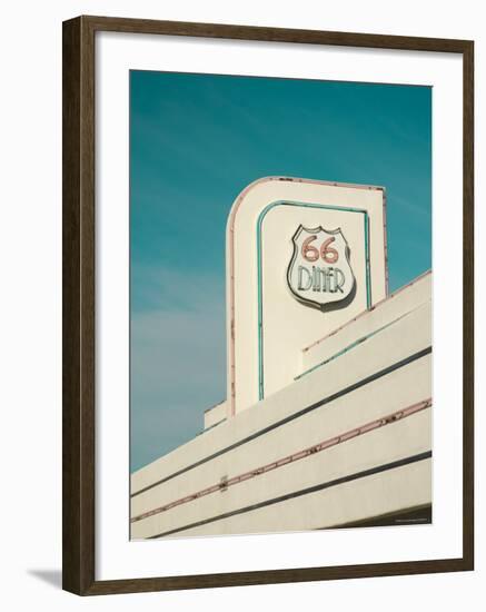 USA, New Mexico, Albuquerque, Route 66 Diner-Alan Copson-Framed Photographic Print