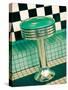 USA, New Mexico, Albuquerque, Route 66 Diner-Alan Copson-Stretched Canvas