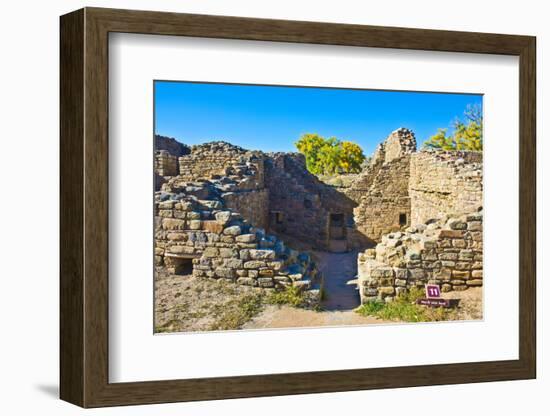 USA, New Mexico, Aztec Ruins National Monument, West Ruin.-Bernard Friel-Framed Photographic Print