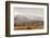 USA, New Mexico, Bosque del Apache National Wildlife Refuge. Storm over mountains and valley.-Jaynes Gallery-Framed Photographic Print