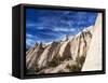 USA, New Mexico, Cochiti, Tent Rocks Monument-Terry Eggers-Framed Stretched Canvas