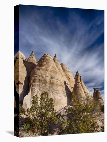 USA, New Mexico, Cochiti, Tent Rocks Monument-Terry Eggers-Stretched Canvas