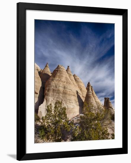 USA, New Mexico, Cochiti, Tent Rocks Monument-Terry Eggers-Framed Photographic Print