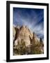 USA, New Mexico, Cochiti, Tent Rocks Monument-Terry Eggers-Framed Photographic Print