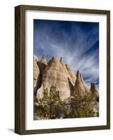 USA, New Mexico, Cochiti, Tent Rocks Monument-Terry Eggers-Framed Photographic Print