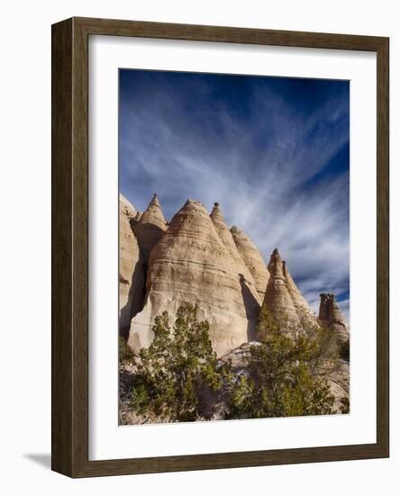 USA, New Mexico, Cochiti, Tent Rocks Monument-Terry Eggers-Framed Photographic Print